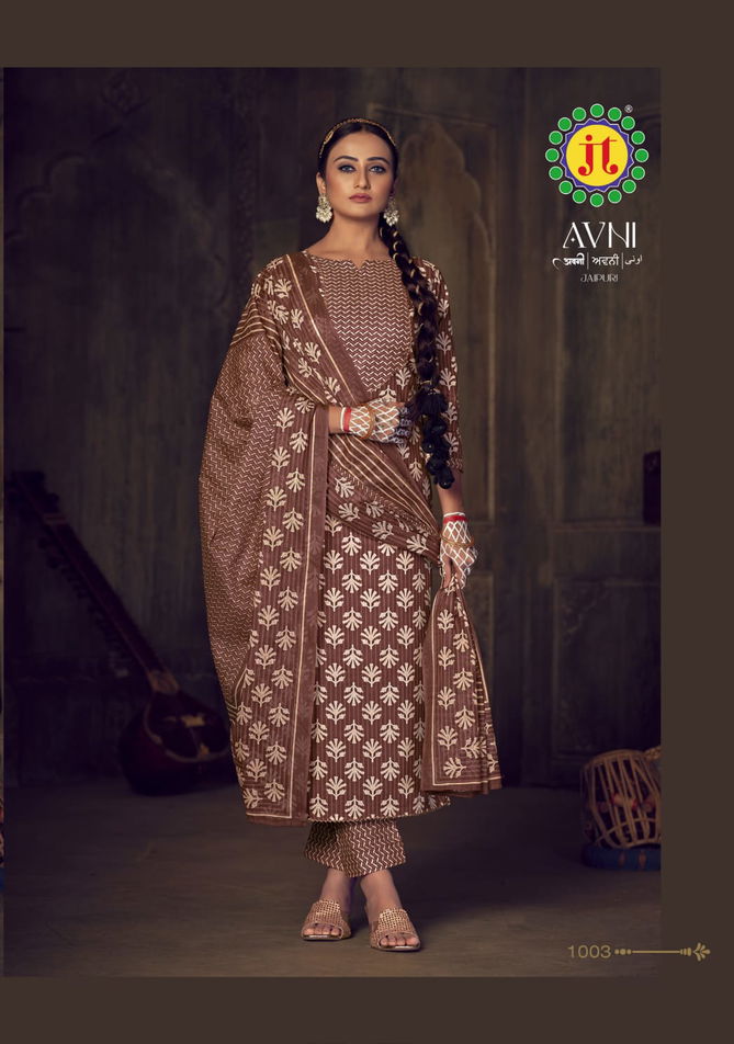 Avni By Jt Printed Cotton Dress Material Catalog
